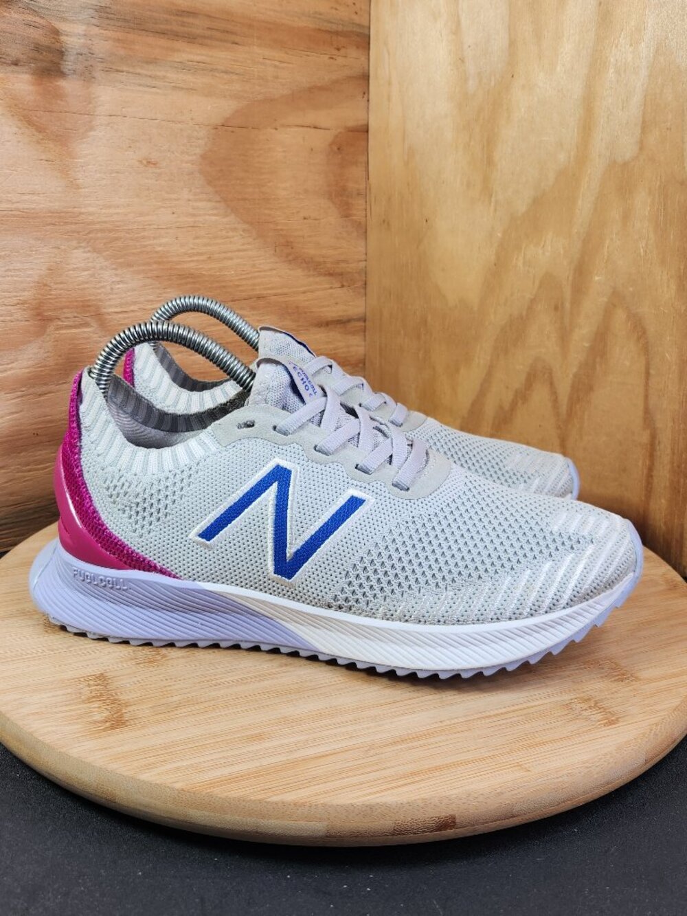 New Balance FeulCell Echo Womens Gray Running Shoes Sneakers Size 7